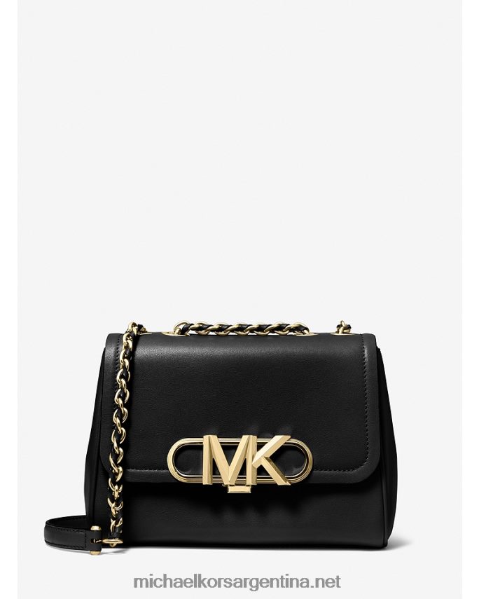 mujer negro bolso de hombro parker mediano de piel Michael Kors T46HB01341