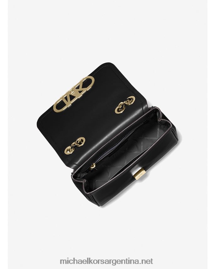 mujer negro bolso de hombro parker mediano de piel Michael Kors T46HB01341