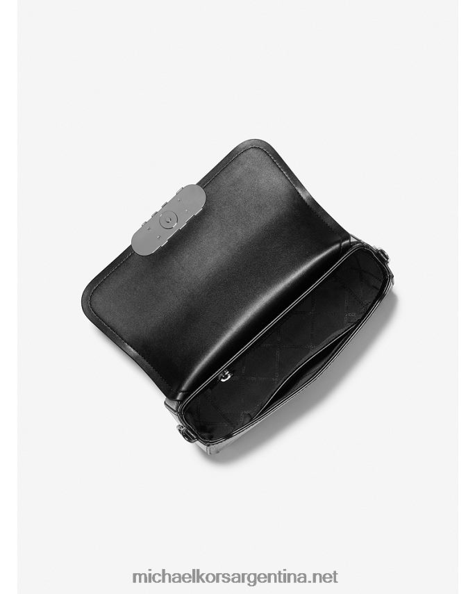 mujer negro bolso de hombro parker mediano de piel grabada con serpiente Michael Kors T46HB01368