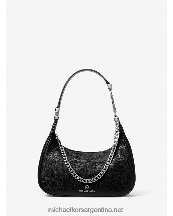 mujer negro bolso de hombro piper pequeño de piel granulada Michael Kors T46HB01316