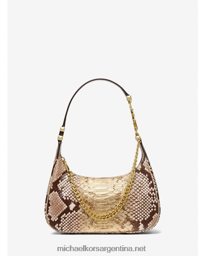 mujer oro pálido bolsa de hombro piper smallsnake Michael Kors T46HB01358