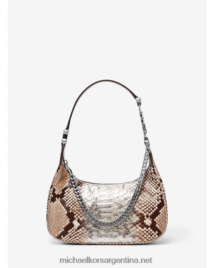 mujer plata bolsa de hombro piper smallsnake Michael Kors T46HB01360