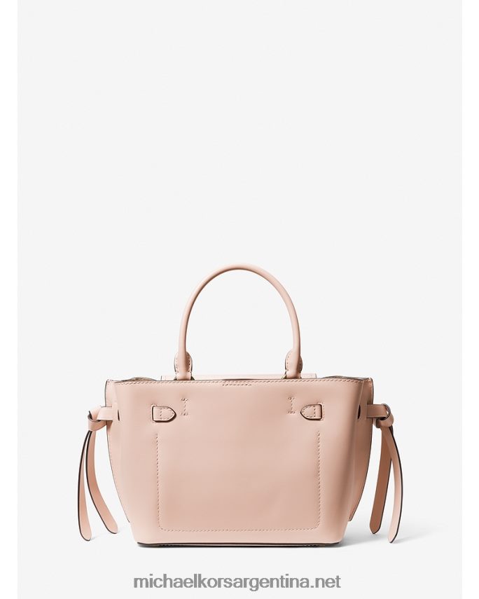 mujer Rosa suave bolso satchel hamilton legacy pequeño de piel con cinturón Michael Kors T46HB01464