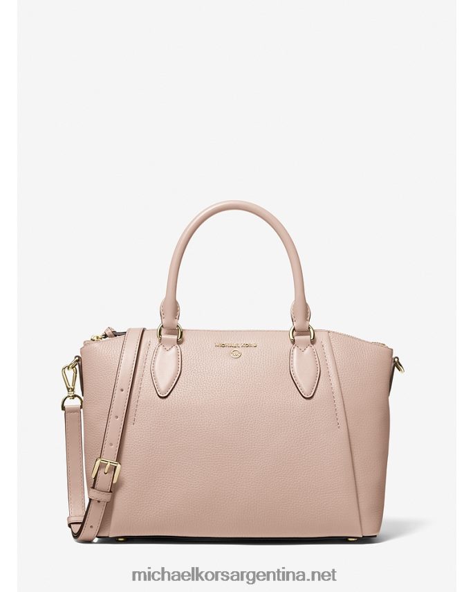 mujer Rosa suave bolso satchel sienna mediano de piel granulada Michael Kors T46HB01512