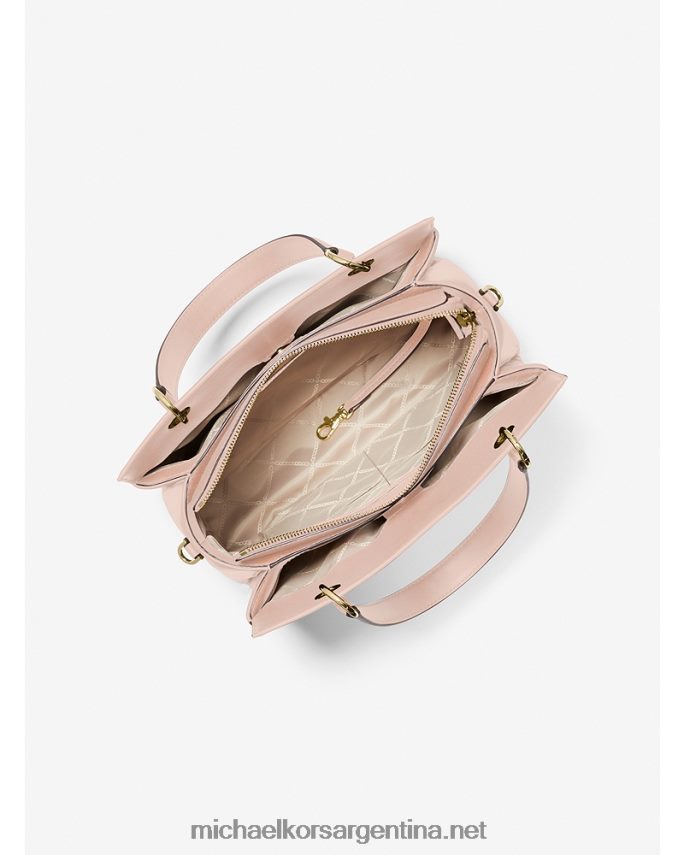 mujer Rosa suave bolso satchel susan mediano de piel acolchada Michael Kors T46HB01513