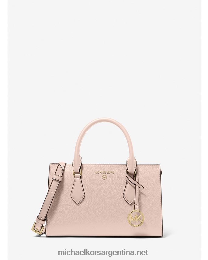 mujer Rosa suave bolso satchel valerie pequeño de piel granulada Michael Kors T46HB01489