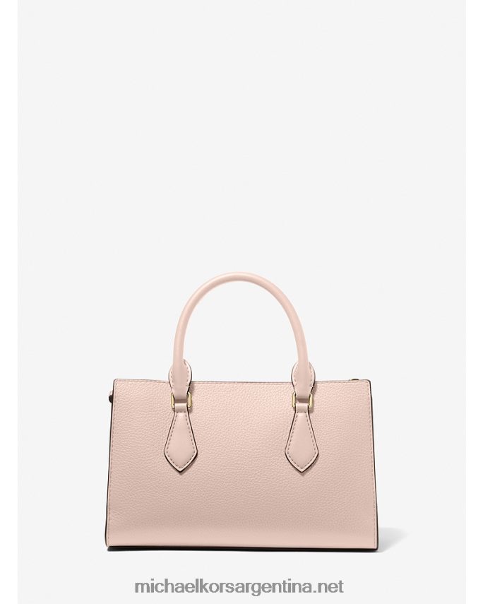 mujer Rosa suave bolso satchel valerie pequeño de piel granulada Michael Kors T46HB01489