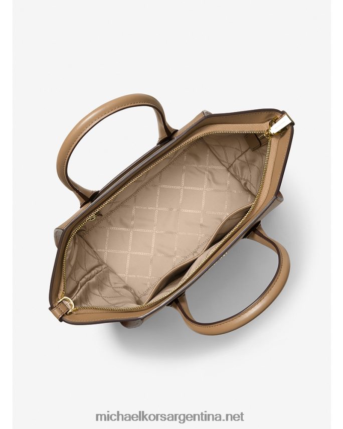 mujer cáscara bolso satchel avril grande de piel con cremallera superior Michael Kors T46HB01449