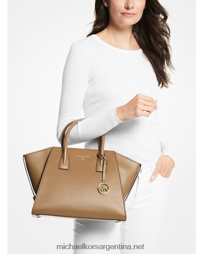 mujer cáscara bolso satchel avril grande de piel con cremallera superior Michael Kors T46HB01449