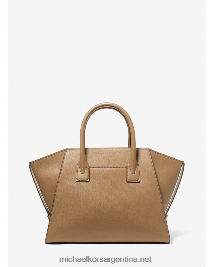 mujer cáscara bolso satchel avril grande de piel con cremallera superior Michael Kors T46HB01449