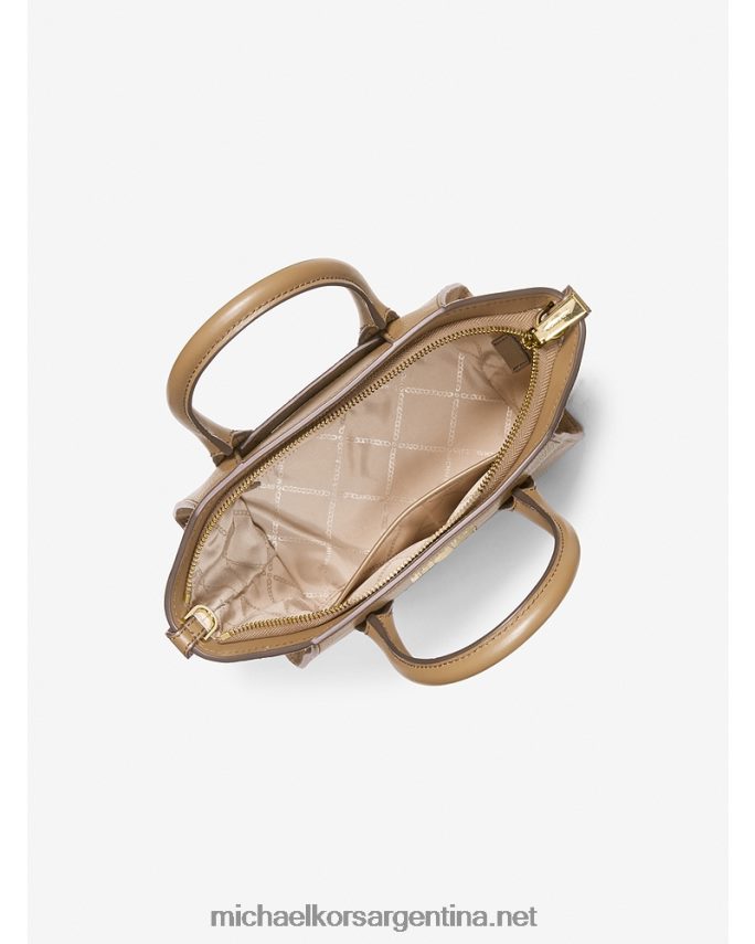 mujer cáscara bolso satchel avril pequeño de piel con cremallera superior Michael Kors T46HB01498