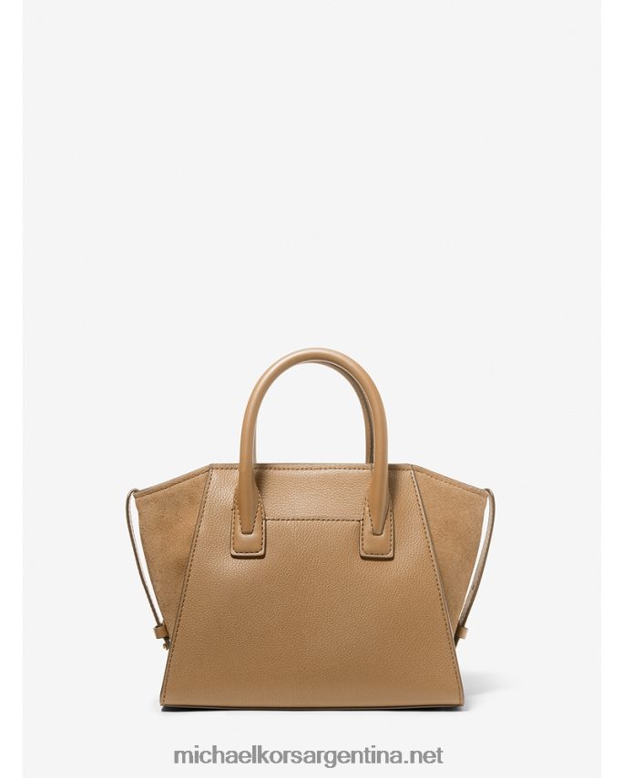 mujer cáscara bolso satchel avril pequeño de piel con cremallera superior Michael Kors T46HB01498