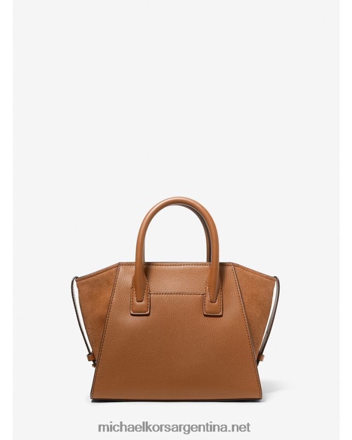 mujer equipaje bolso satchel avril pequeño de piel con cremallera superior Michael Kors T46HB01502