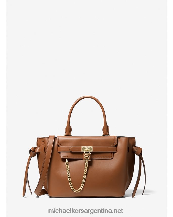 mujer equipaje bolso satchel hamilton legacy pequeño de piel con cinturón Michael Kors T46HB01466