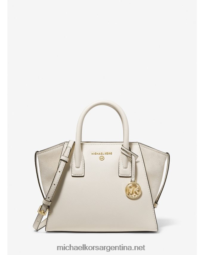 mujer es crema bolso satchel avril grande de piel con cremallera superior Michael Kors T46HB01451