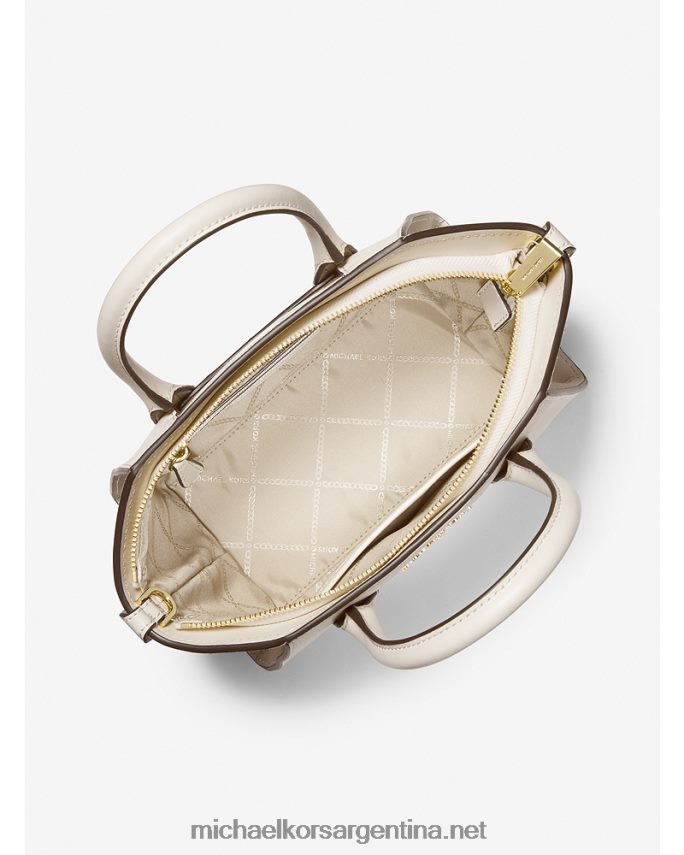 mujer es crema bolso satchel avril grande de piel con cremallera superior Michael Kors T46HB01451