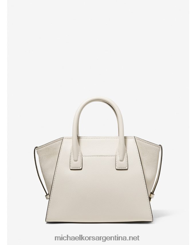 mujer es crema bolso satchel avril grande de piel con cremallera superior Michael Kors T46HB01451