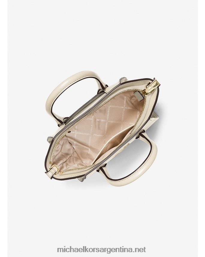 mujer es crema bolso satchel avril pequeño de piel con cremallera superior Michael Kors T46HB01501