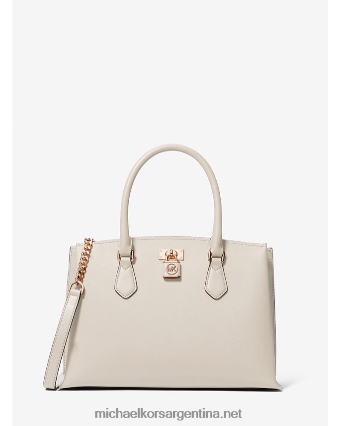 mujer es crema bolso satchel mediano ruby ​​de piel saffiano Michael Kors T46HB01477