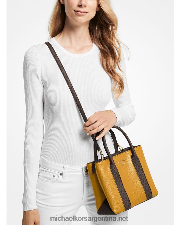 mujer maravilla bolso messenger austin mediano de piel granulada Michael Kors T46HB01475