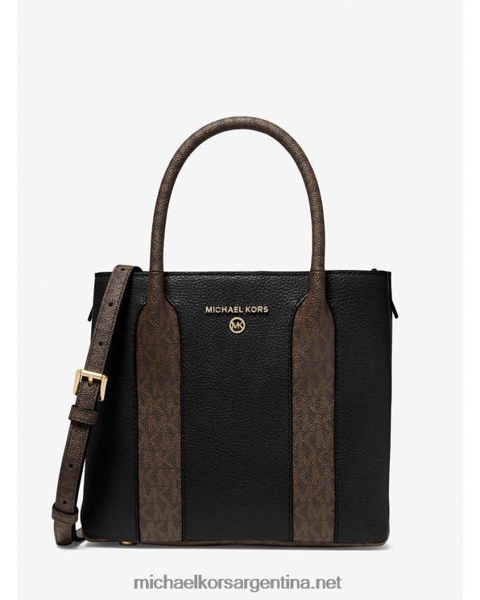 mujer negro bolso messenger austin mediano de piel granulada Michael Kors T46HB01478