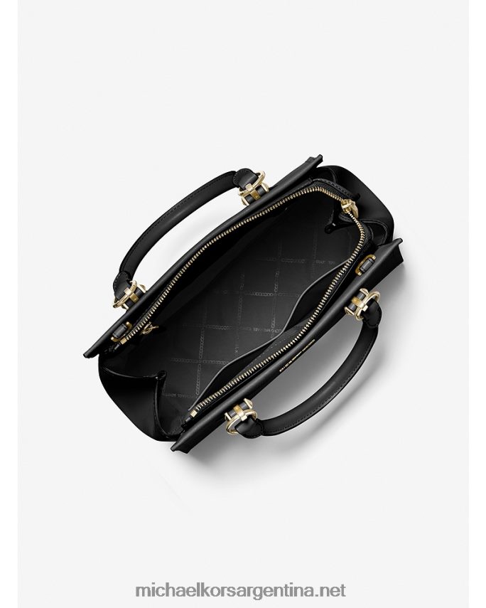 mujer negro bolso satchel marilyn mediano de piel saffiano Michael Kors T46HB01510