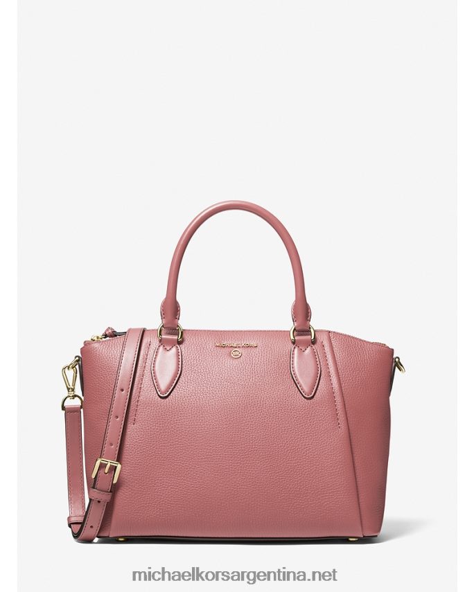 mujer rosa bolso satchel sienna mediano de piel granulada Michael Kors T46HB01506