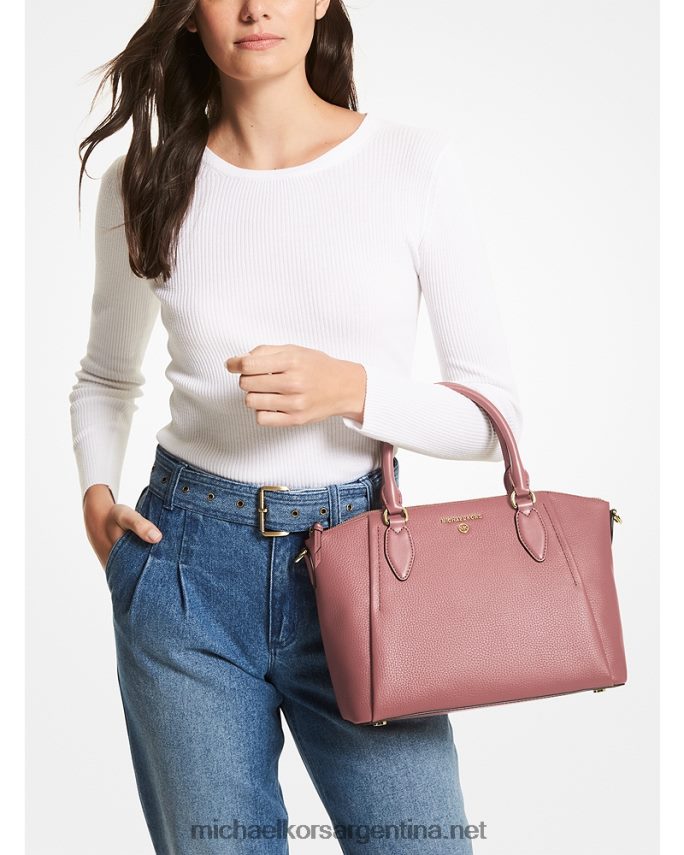 mujer rosa bolso satchel sienna mediano de piel granulada Michael Kors T46HB01506