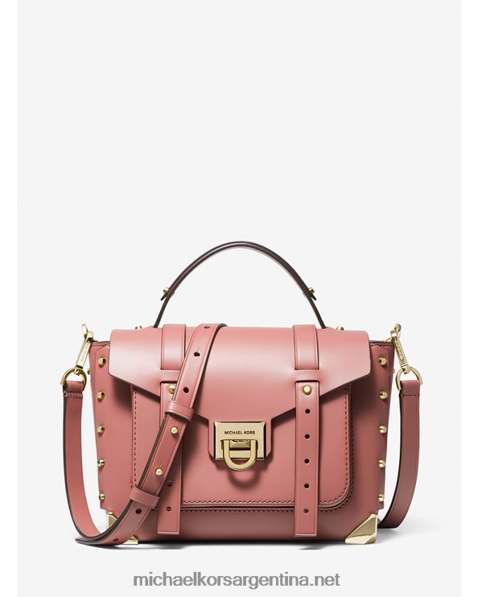 mujer rosa cartera manhattan mediana de piel Michael Kors T46HB01436