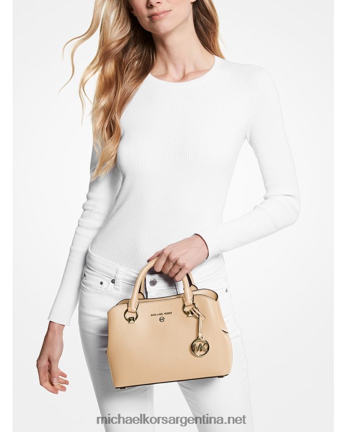 mujer suero de la leche bolso satchel edith pequeño de piel saffiano Michael Kors T46HB01459