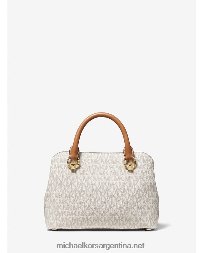 mujer vainilla/bellota cartera Edith pequeña con logo Michael Kors T46HB01456