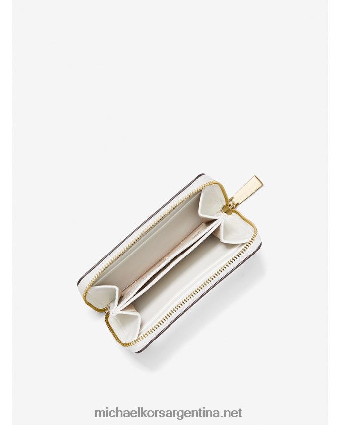 mujer Blanco óptico cartera pequeña de piel granulada Michael Kors T46HB01624