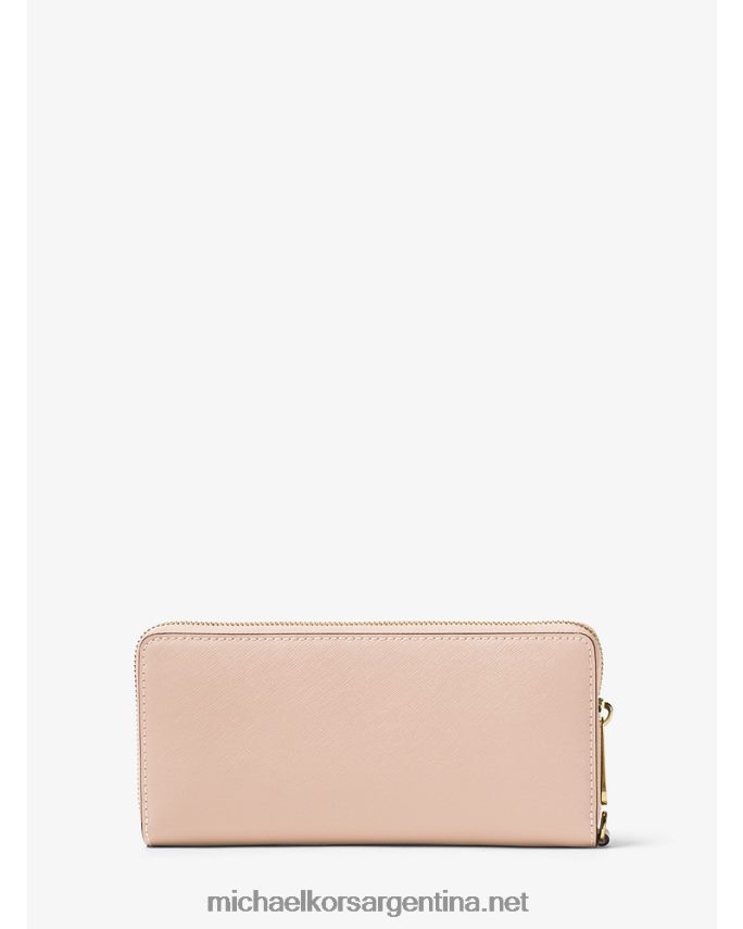 mujer Rosa suave pulsera continental de cuero Michael Kors T46HB01622