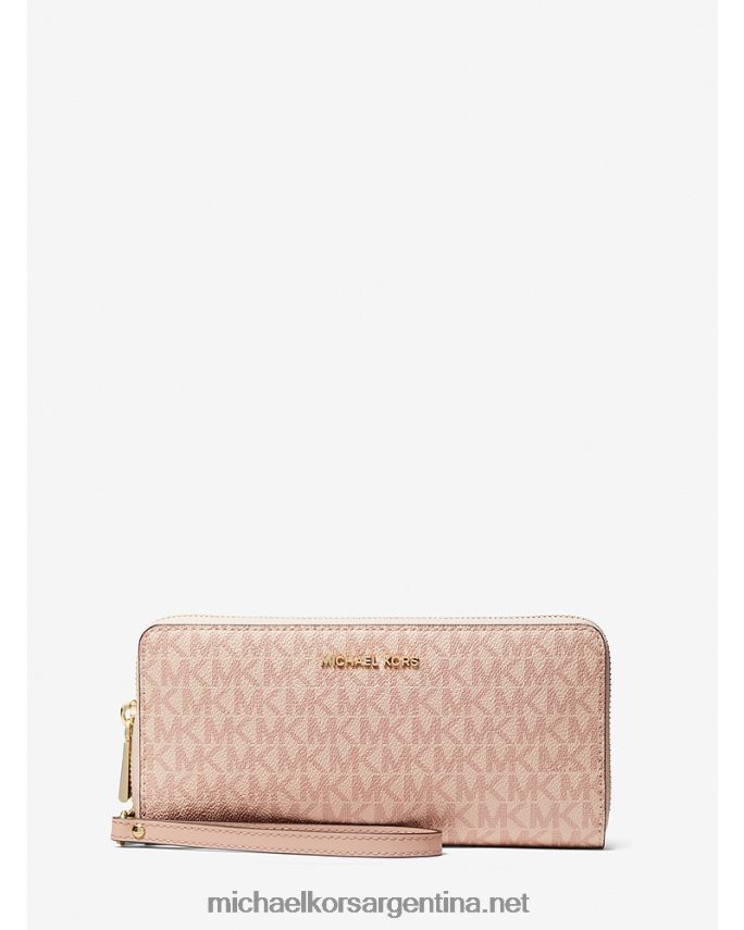 mujer ballet cartera continental grande con logo Michael Kors T46HB01611