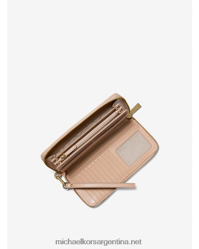 mujer ballet cartera continental grande con logo Michael Kors T46HB01611