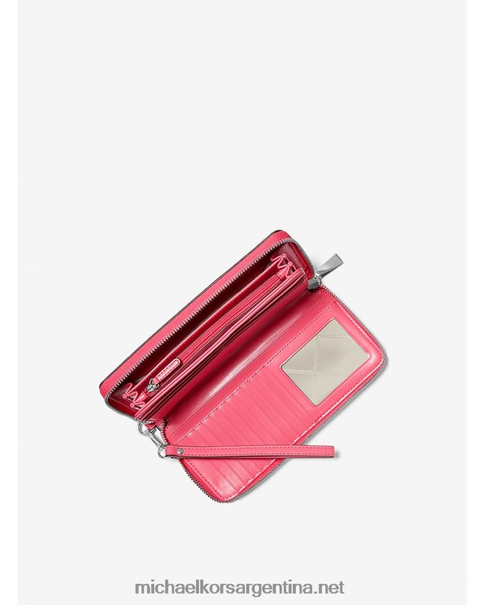 mujer geranio cartera continental grande con logo Michael Kors T46HB01614