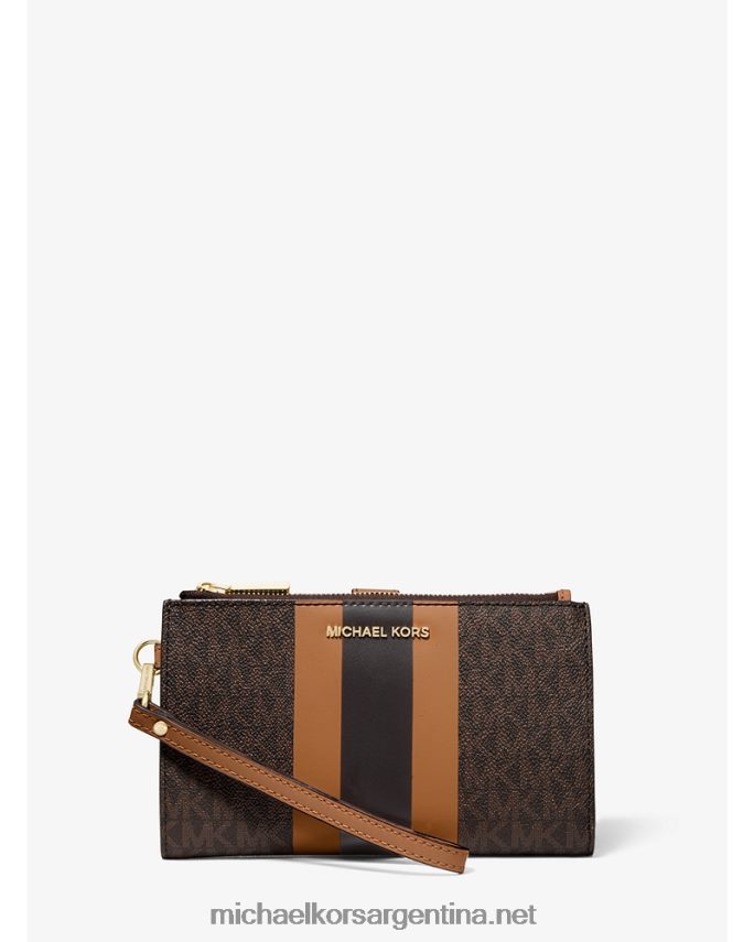 mujer marrón/bellota cartera para smartphone adele con franja del logo Michael Kors T46HB01592