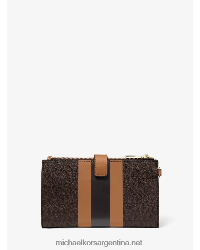 mujer marrón/bellota cartera para smartphone adele con franja del logo Michael Kors T46HB01592