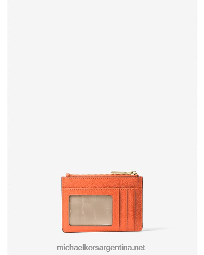 mujer naranja óptica monedero de cuero Michael Kors T46HB01629