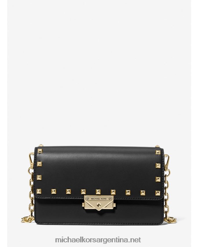 mujer negro bolso de mano cece mediano de piel sintética con tachuelas Michael Kors T46HB01583