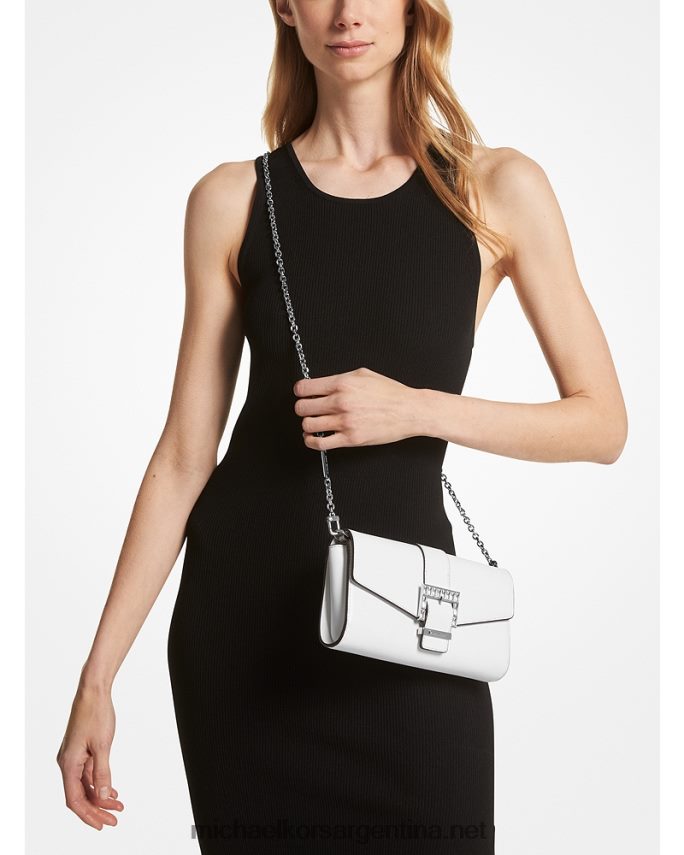 mujer Blanco óptico bolso de mano penélope mediano de piel Michael Kors T46HB01516