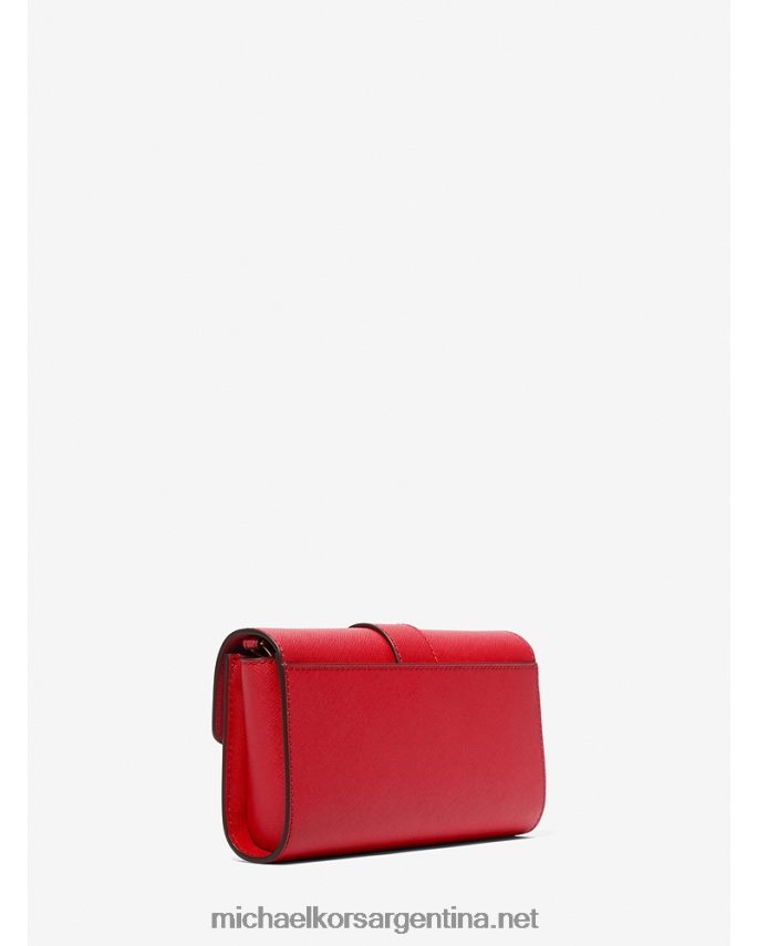 mujer carmesí bolso de mano penelope mediano de piel saffiano Michael Kors T46HB01515