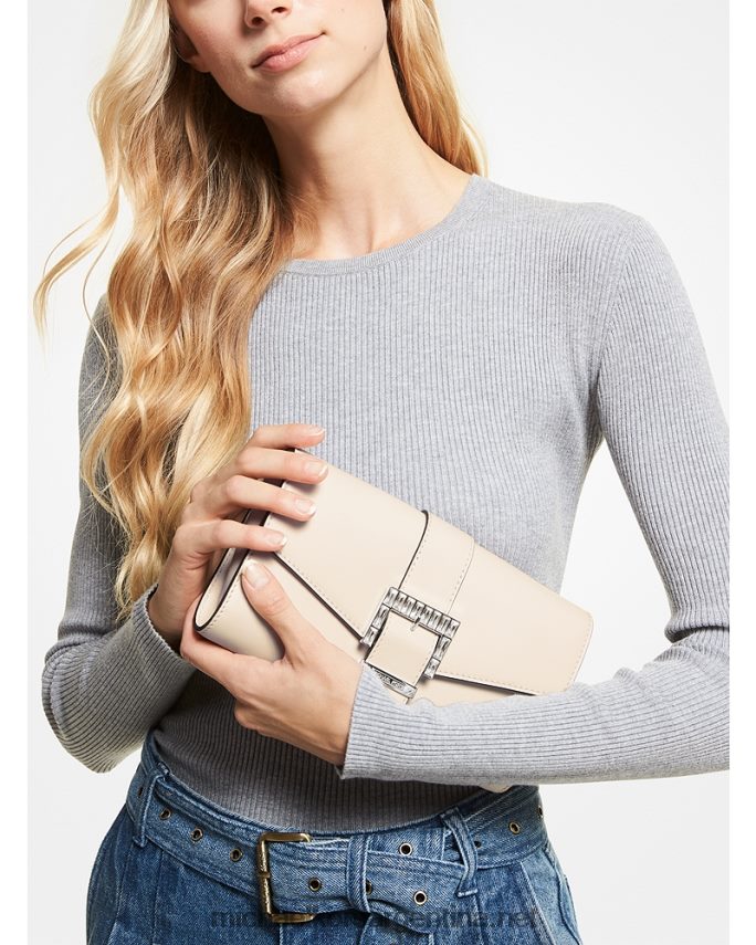 mujer es crema bolso de mano penélope mediano de piel Michael Kors T46HB01517