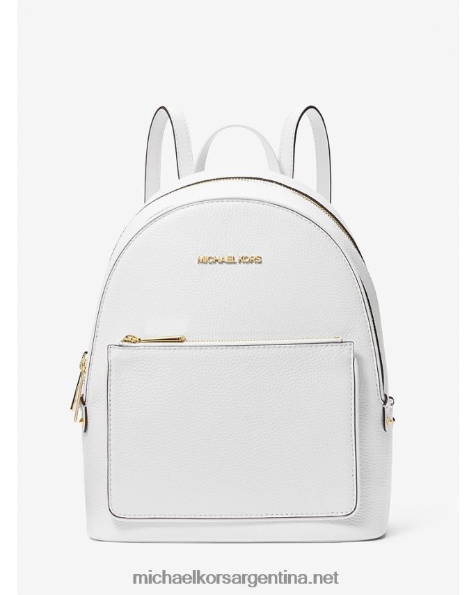 mujer Blanco óptico mochila adina mediana de piel granulada Michael Kors T46HB01222