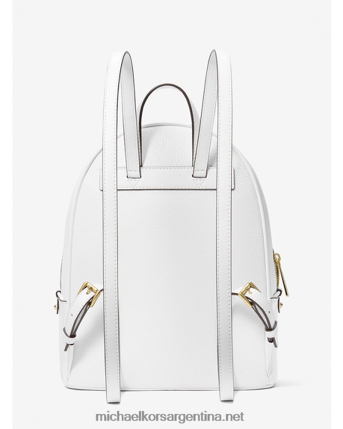 mujer Blanco óptico mochila adina mediana de piel granulada Michael Kors T46HB01222
