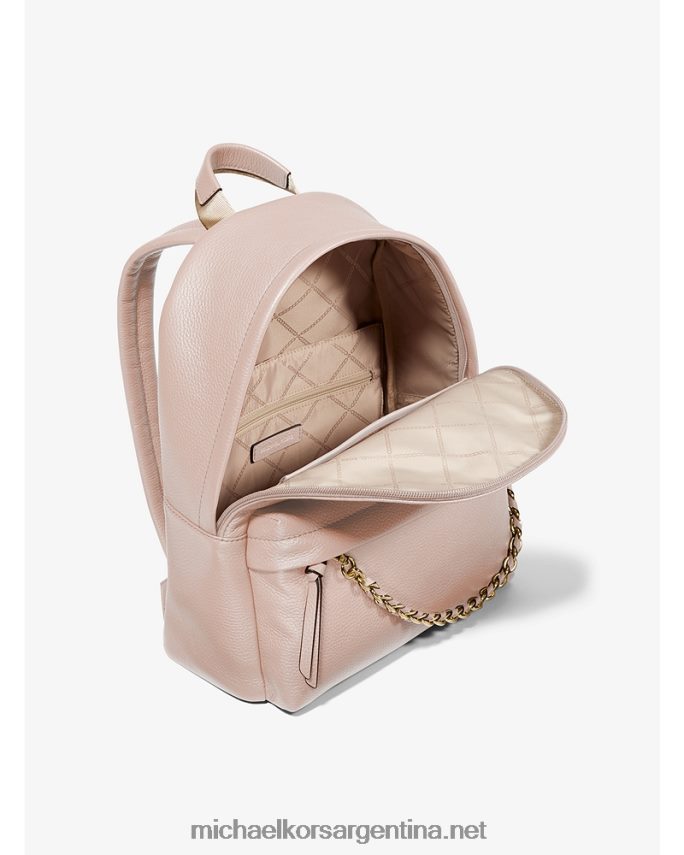 mujer Rosa suave mochila slater mediana de piel granulada Michael Kors T46HB01234