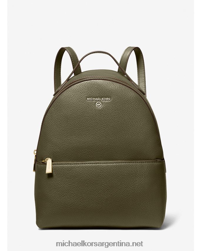 mujer aceituna mochila valerie mediana de piel granulada Michael Kors T46HB01229