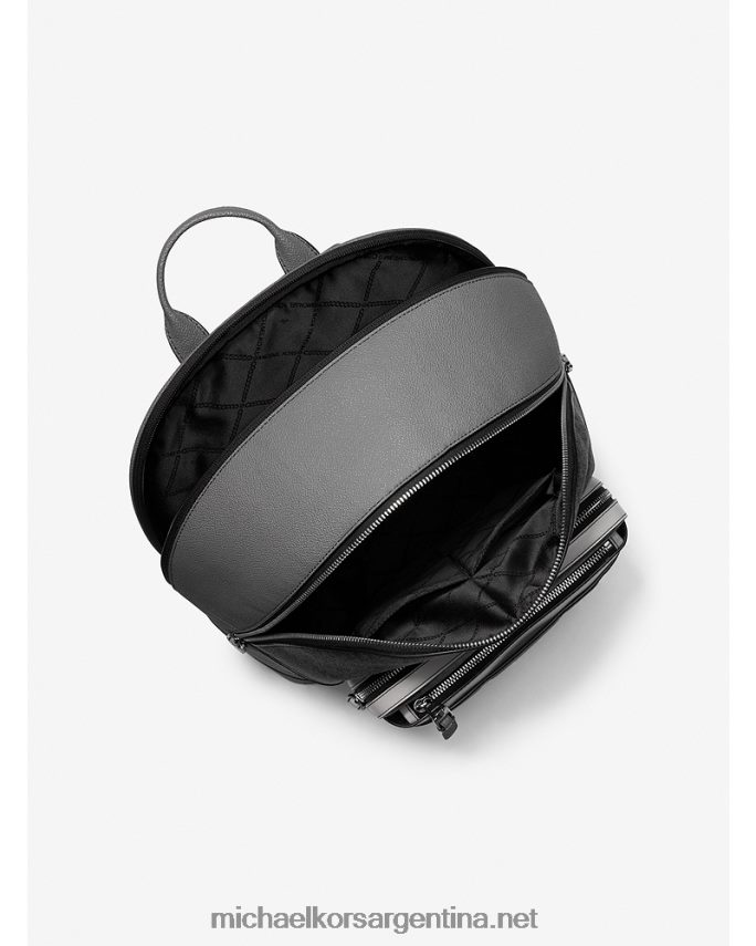 mujer aluminio mochila con franja del logo hudson Michael Kors T46HB01275