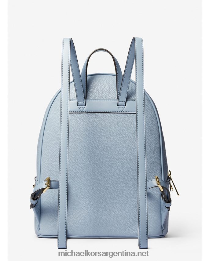 mujer azul pálido mochila adina mediana de piel granulada Michael Kors T46HB01220