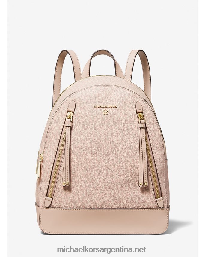 mujer ballet mochila brooklyn mediana con logo Michael Kors T46HB01237